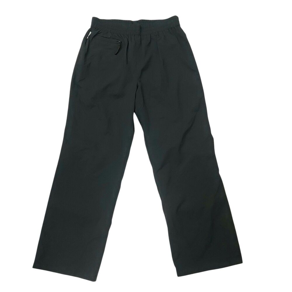 Obermeyer Ski Snow Pants Womens 14 Black Nylon Lightweight Winter Snowboarding